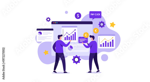 Digital Marketing Experts Managing PPC Ad Campaign and Data Analytics