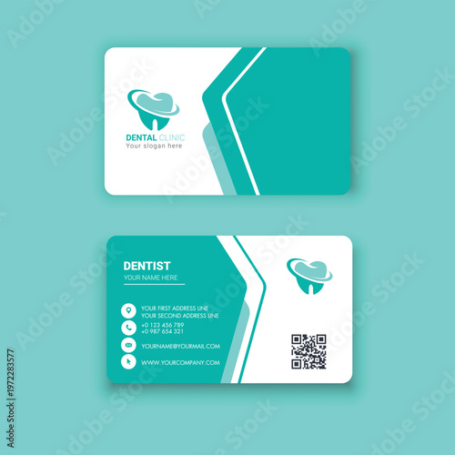 Modern Dental Clinic Business Card Template
