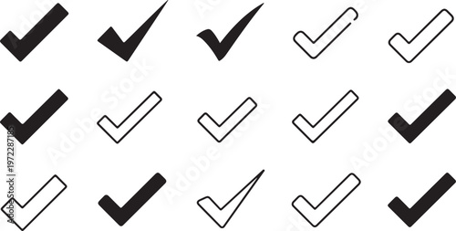 Black and white checkmark pattern background design