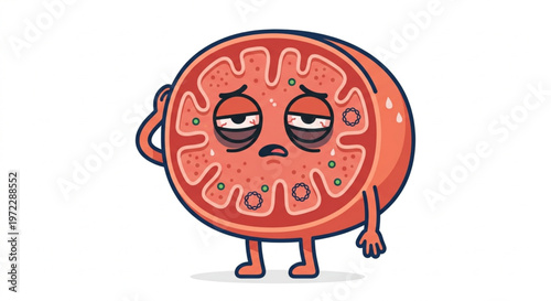 Exhausted Mitochondria Character