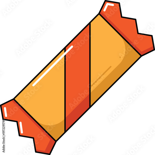 Design Energy Bar Illustration Flat Icon