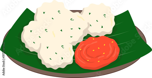 Cireng Indonesian Food Illustration