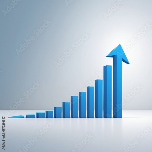 growth graph, business growth, statistics, chart, data visualization, financial chart,   Generative AI	