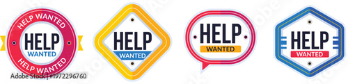Help Wanted Badges