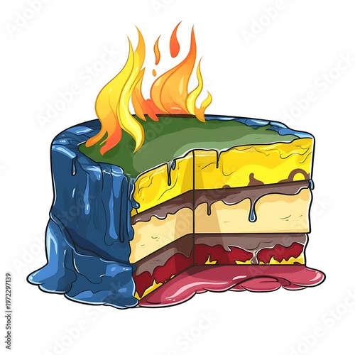 War Zone Cake: Conceptual Destruction