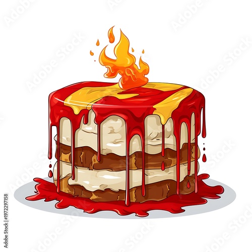 Symbolic Conflict: Cake Distortion and Destruction