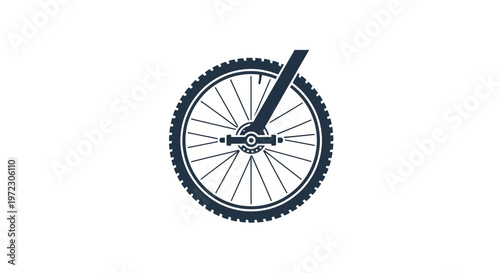Bicycle Wheel Icon