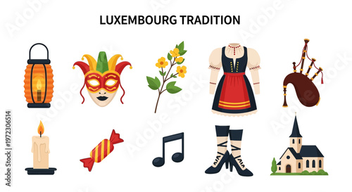 Collection of Luxembourg Traditions and Cultural Symbols
