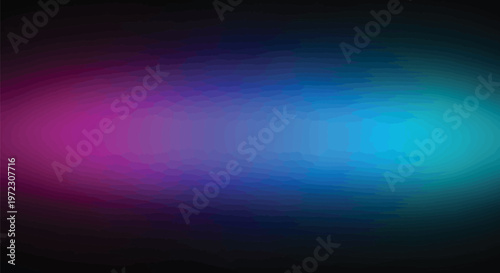 Glowing neon lights, colorful gradient, purple blue beam, dark background