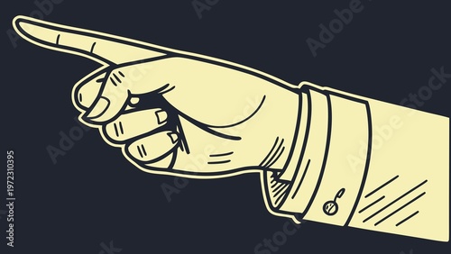 Pointing hand