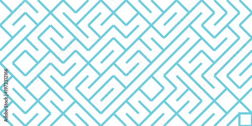 Maze Seamless Pattern Backgrounds. Vector.