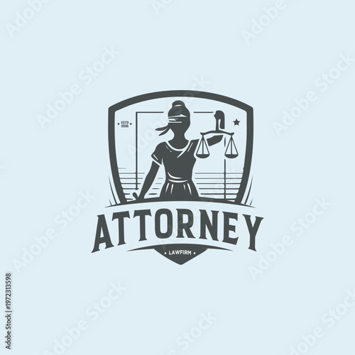 Women Justices Law Logo Design 