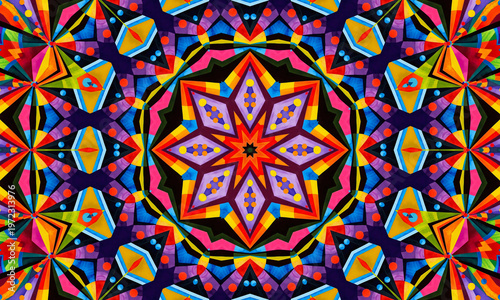 Abstract bright colorful pattern