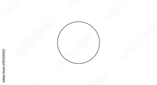 Simple Circle Shape Design Element.