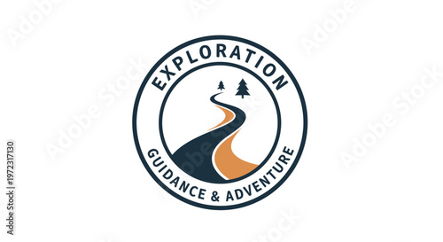 Logo design for adventure and exploration.