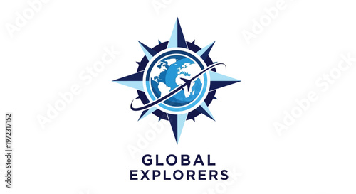 Global Explorers logo with compass and globe.