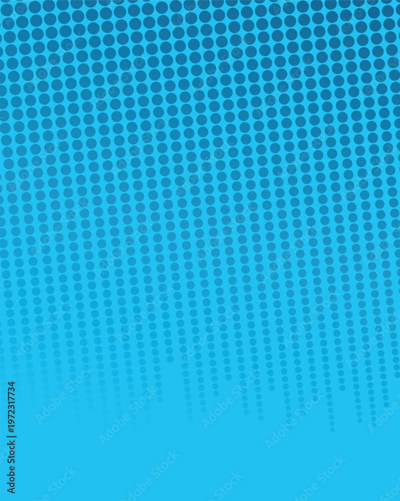Fototapeta premium Blue Halftone Dot Pattern Gradient Background Vector 