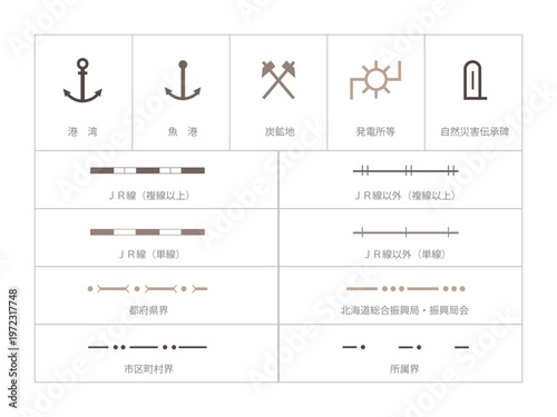 いろいろ地図記号セット17