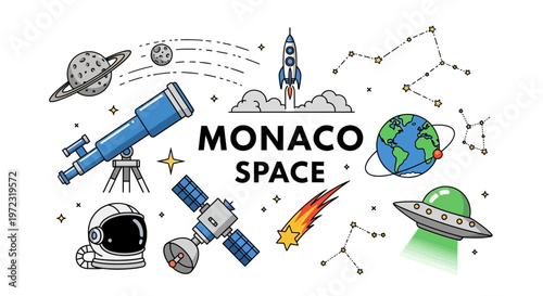 Monaco Space Exploration and Astronomy Collection.