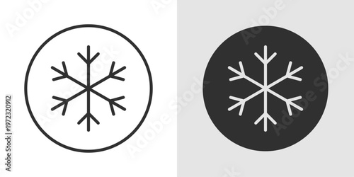 Cold Icon representing winter weather, freezing temperature, ice, snow, and chilly conditions.