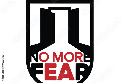 Doors opening to light symbolize overcoming fear and embracing new possibilities in a graphic representation of hope and courage.