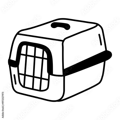 A glyph style icon representing a bell collar
