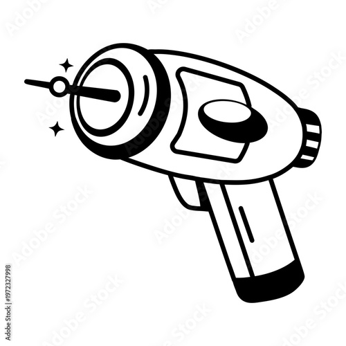 A glyph style icon representing a bell collar
