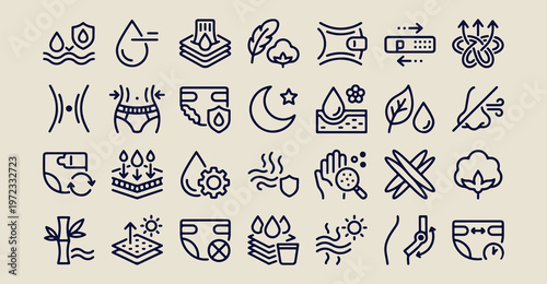 parenting and baby icons, newborn care line art, mother and infant symbols, baby equipment vector set, nursery and childhood icons, parental care routine art, infant health and safety
Tags: parenting,