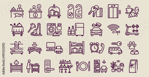 home appliance icon set, modern furniture line art, household equipment vector icons, kitchen and living room, electronic appliance symbol set, interior design element icons, domestic life equipment a