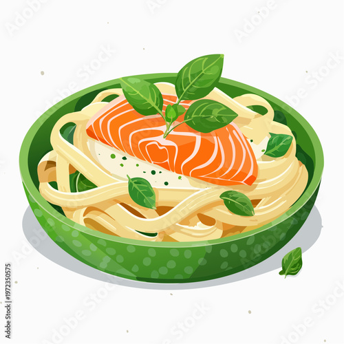 Lachs Spinat Pasta