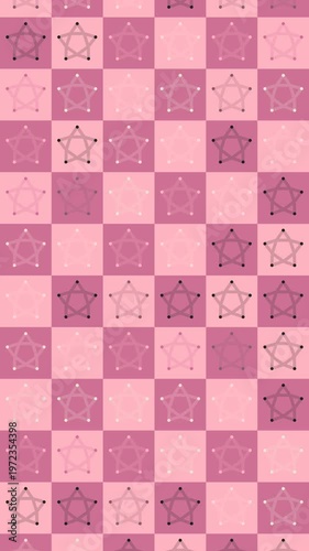 Looping Geometric Loader Animation With Clean Structured Motion