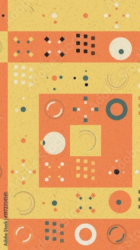 Symmetrical Geometric Motion Graphics For Modern Business Presentation