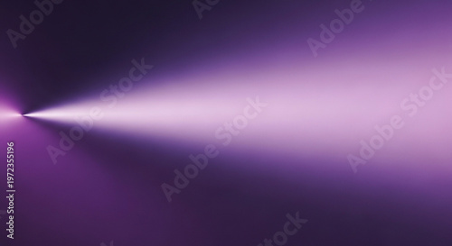 Abstract purple background with a bright light beam emanating from the left side
