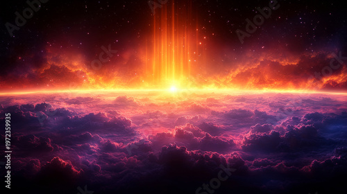 Luminous clouds in the universe