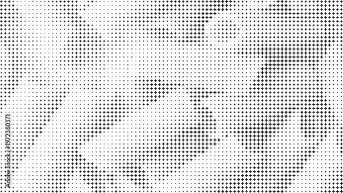 Black Plus Sign Halftone Pattern Abstract Background, Geometric Plus Symbol Halftone Modern Texture Background