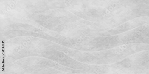 A blank white paper texture with a rough snow pattern and a grunge gray cement surface creates a minimalist winter backdrop design