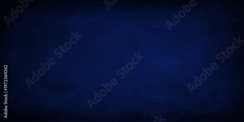 A vintage dark blue grunge background with a rough texture featuring a dark purple textile pattern on an old weathered canvas surface for a dirty paper wallpaper design