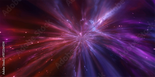 abstract depiction of a cosmic wormhole, transporting viewers to a vast realm of stars and nebulae. This evocative design symbolizes exploration, imagination, and the mysteries of the universe.