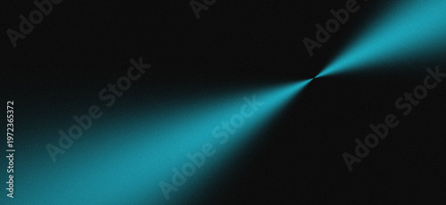 Cuadro en lienzo Abstract Cyan Light Beams, Diagonal Teal Glow Streak Vector Illustration,  light