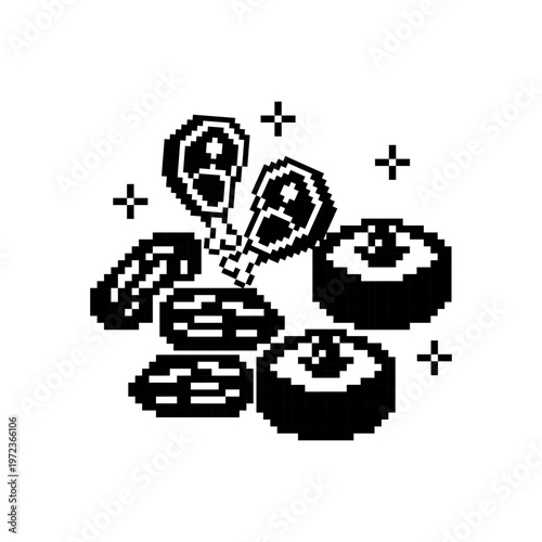 Pixel Art Islamic Food Dates