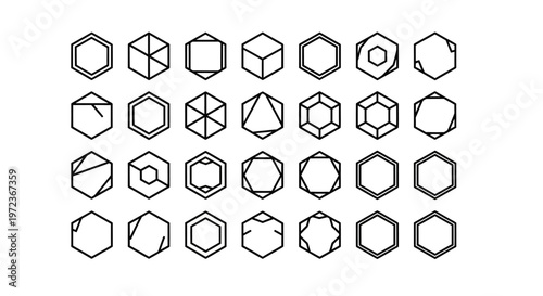 Collection of various geometric shapes.