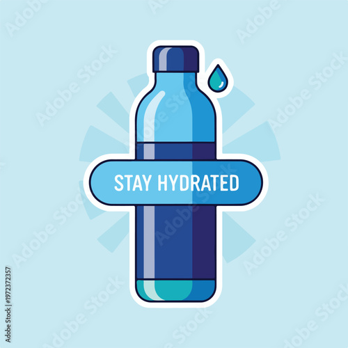 Hydration Water Bottle Drink.