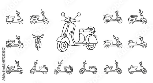 Scooter Vehicle Transportation Urban Mobility.