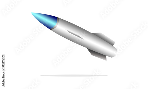 Military war missile design vector