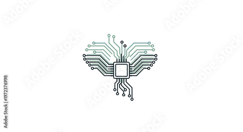 Electronic circuit board design element.