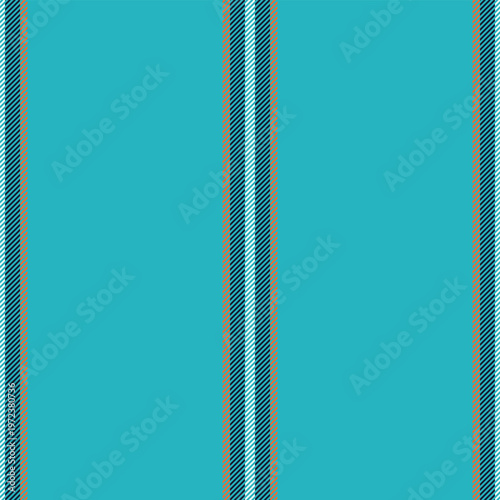 Cest vertical stripe texture, over fabric vector textile. Bcratch pattern seamless background lines in cyan and dark colors.