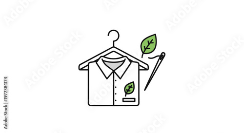 Eco friendly clothing shirt sustainable fashion.
