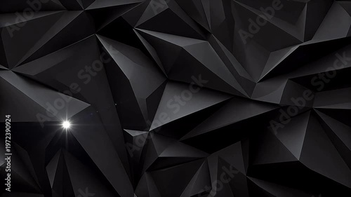 Digital black modern 3d geometry abstract  background