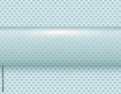 Abstract  background with transparent banner on perforated pattern.