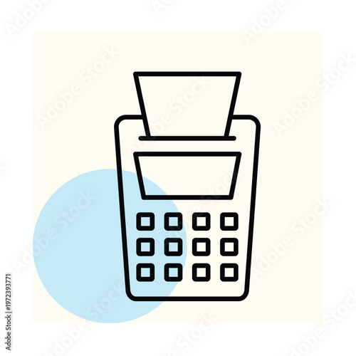 Pos Terminal vector, pixel perfect, illustrator file 
